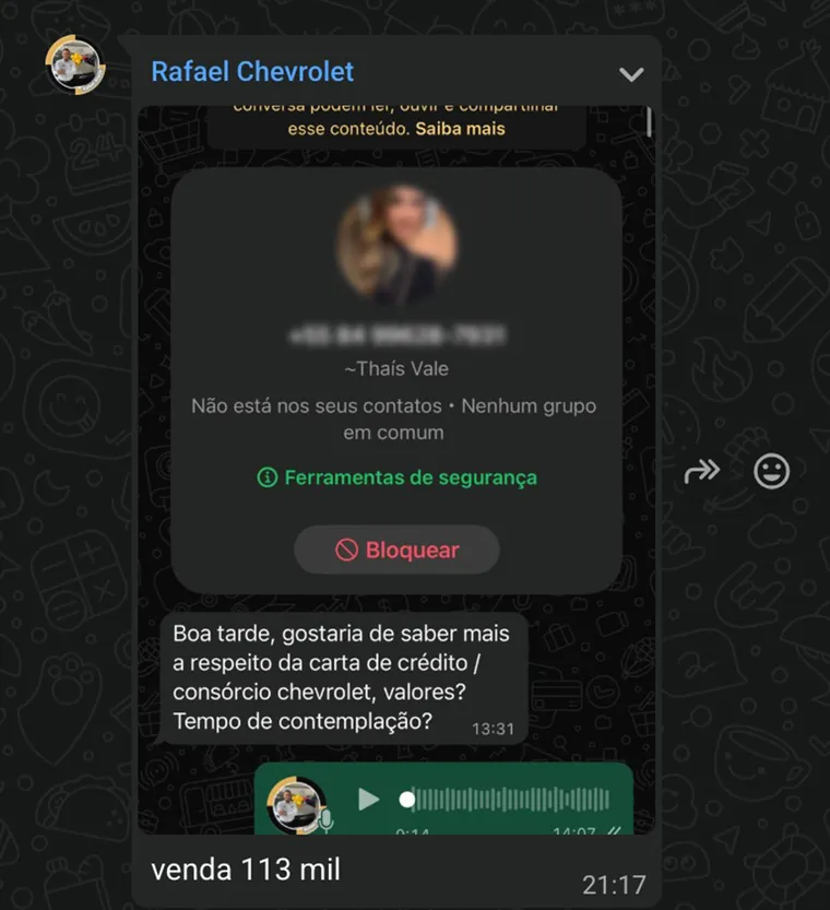 Feedback do Rafael